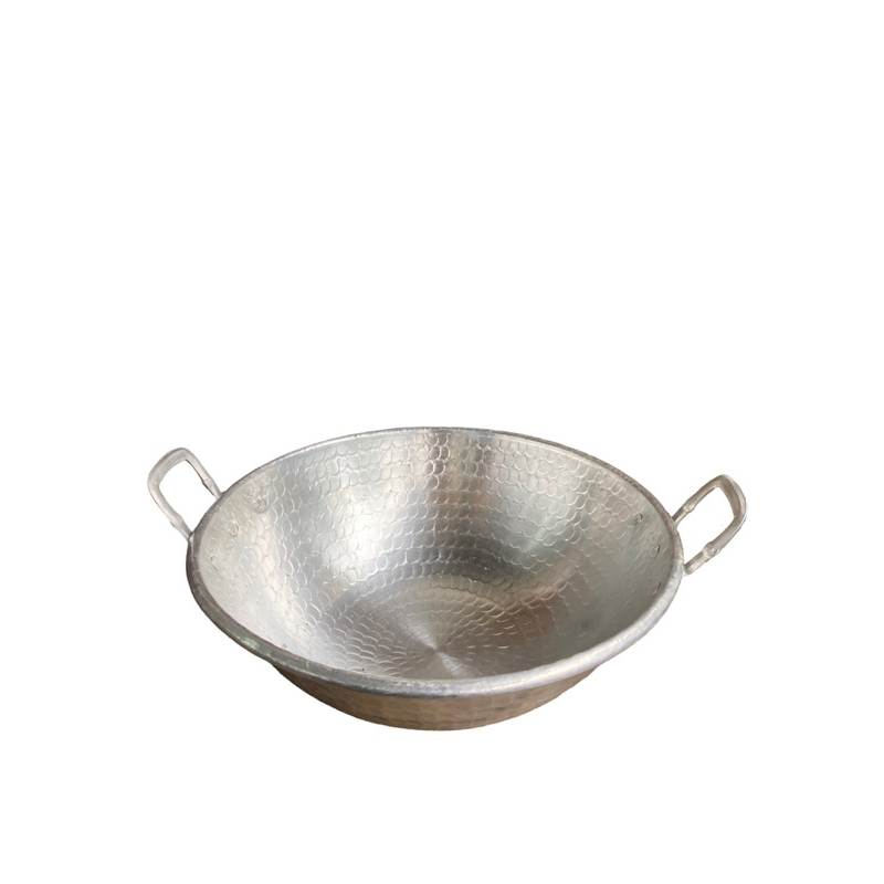 WAJAN 30cm Cekung bahan alumunium Tebal anti karat dan anti lengket