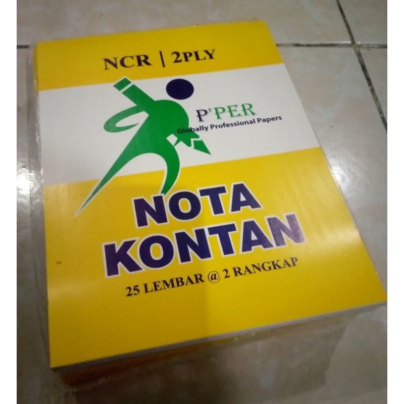 

NOTA KONTAN BESAR 2 ply NCR (rangkap 2)