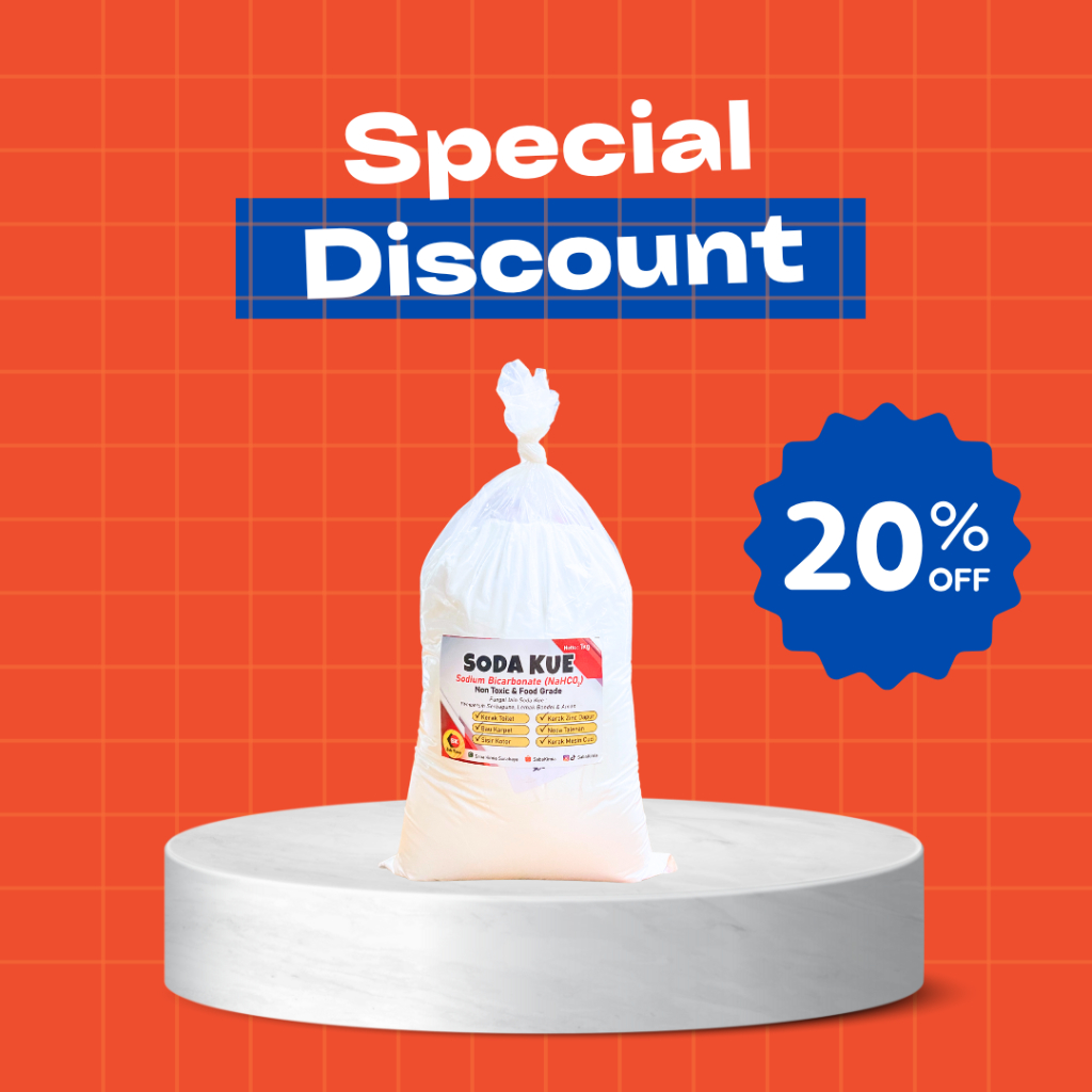 

Soda Kue/ Baking Soda /Pengembang Kue 1Kg