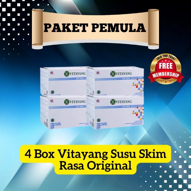 

Paket Pemula Vitayang Susu Skim Bubuk Colostrum ( Inulin ) Rasa Original kk indonesia Susu Skim Bubuk Kolostrum Antibiotik Anti Virus antioksidan imunitas tubuh original kk Indonesia