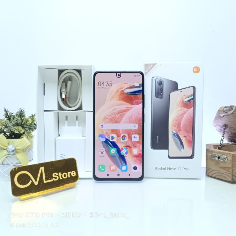 Xiaomi Redmi Note 12 Pro RAM 8/256 GB HP Second Murah Original