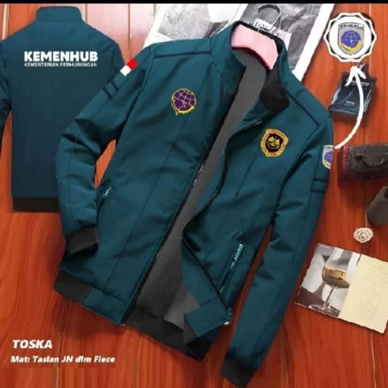 JAKET KEMENHUB DISHUB ( JAKET DINAS )