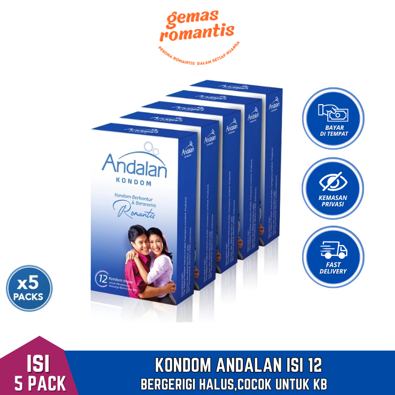 Kondom Andalan Bergerigi 12s x 5