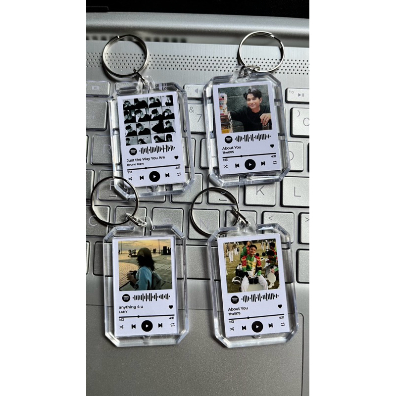 ganci - gantungan kunci akrilik custom spotify