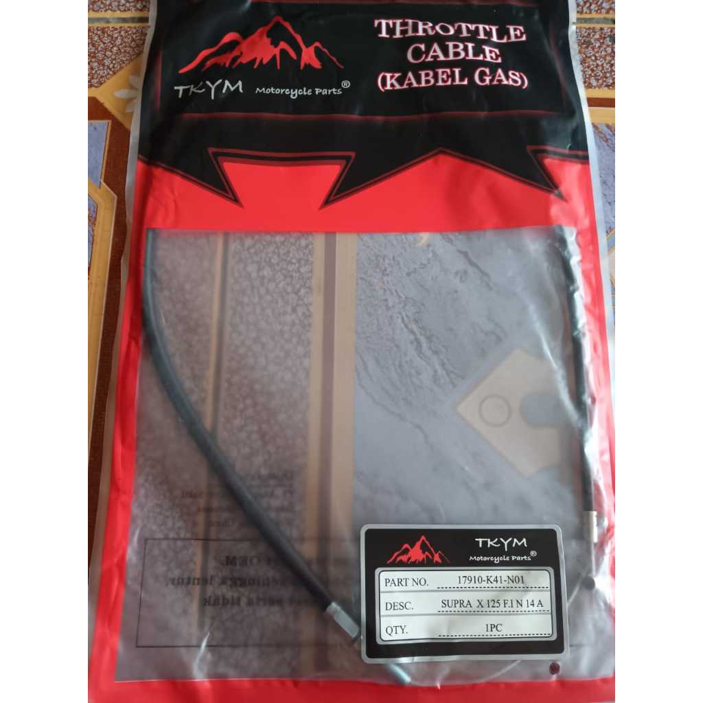 KABEL GAS SUPRA X 125 FI / TALI GAS SUPRA X 125 FI / KODE-K41