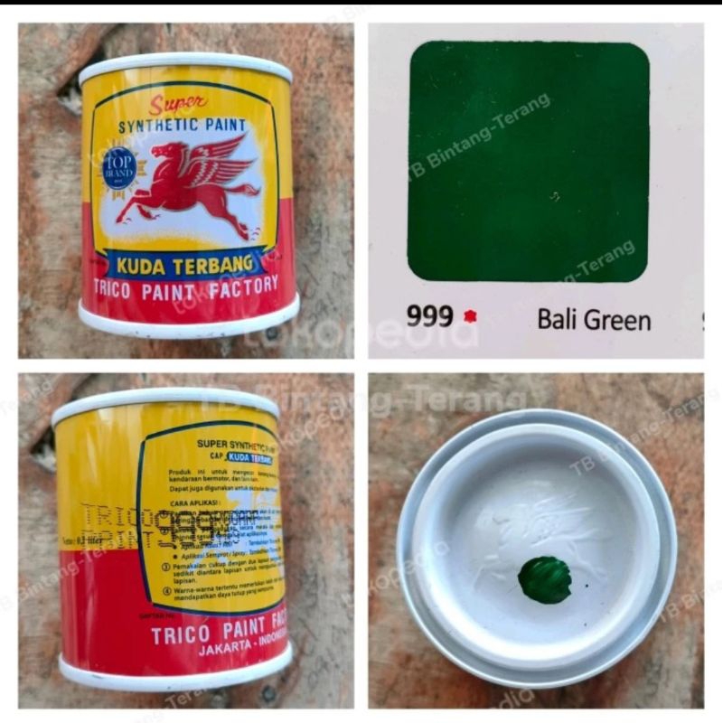 

Cat Kuda Terbang 999 Bali deep 100 ml Cat Minyak Besi Kayu