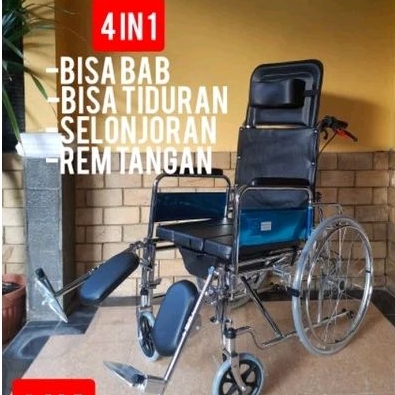 kursi roda 3 in 1/kursi roda 3in1/kursi toilet
