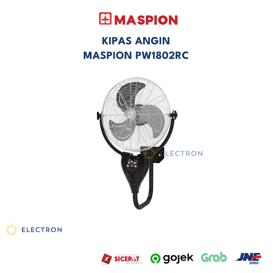 Kipas Angin Dinding Industrial Remote 18 Inch Maspion PW1802RC PW1802 PW 1802 PW2002 PW2002RC