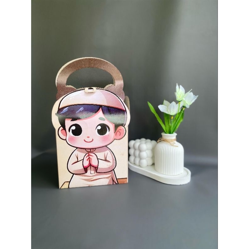 

(isi 10pcs ) BOX HAMPERS LEBARAN SNACK BOX LEBARAN