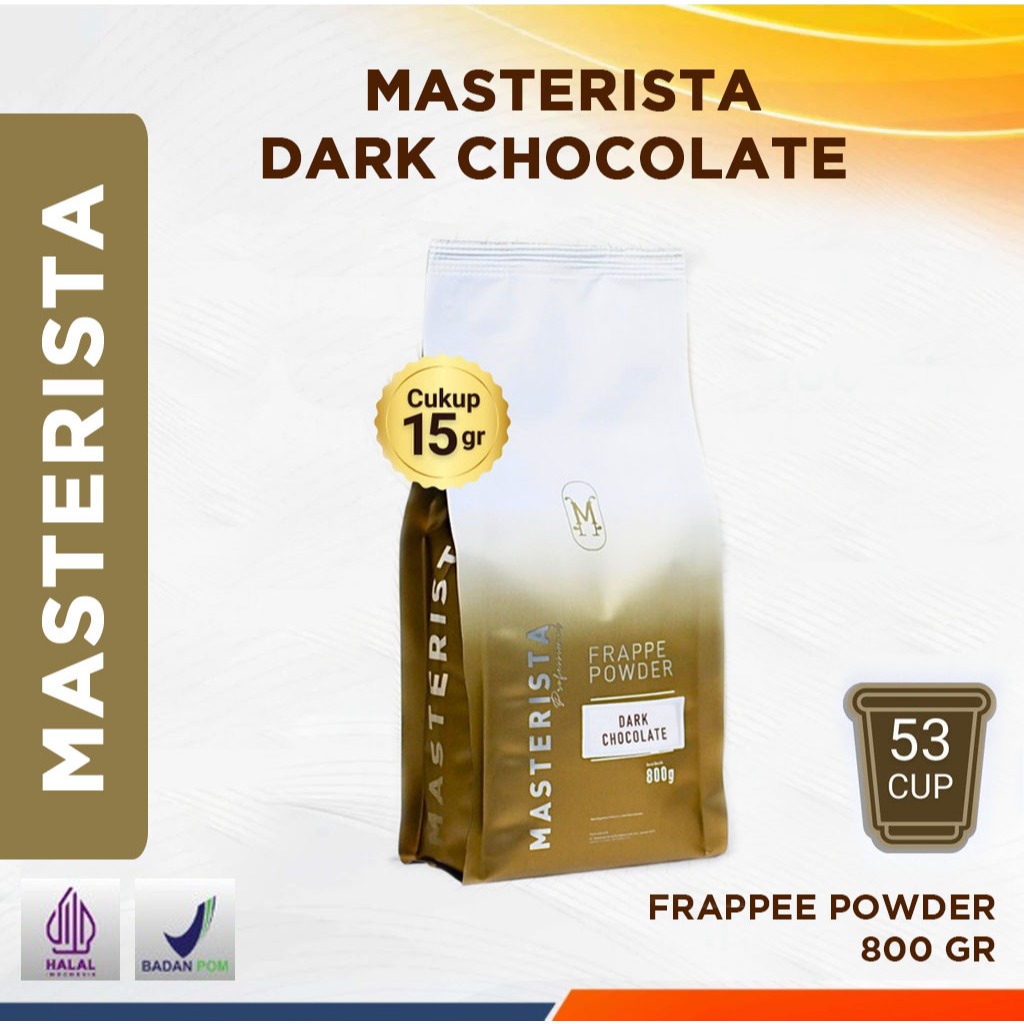 

Bubuk Minuman Masterista Dark Chocolate 800gr