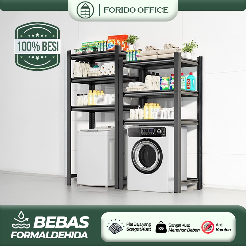 Rak Besi Kamar Mandi Rak Besi Atas Mesin Cuci Rak Besi Penyimpanan Kamar Mandi Rak Besi Anti Air