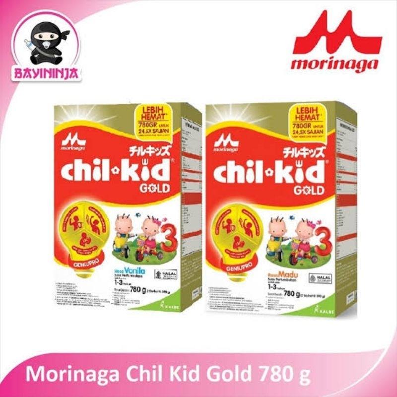 

Chil-Kid Gold Usia 1-3 Tahun 780gr Vanila / Madu