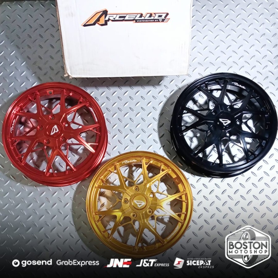 Arcello - Velg Forged CNC FORTE Ring 12 Vespa Sprint/Primavera/GTS