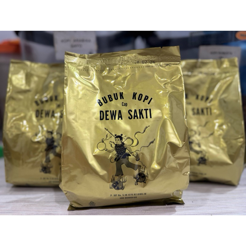 

[ KEMASAN BARU ] Bubuk Kopi Asli Cap Dewa Sakti 500gram