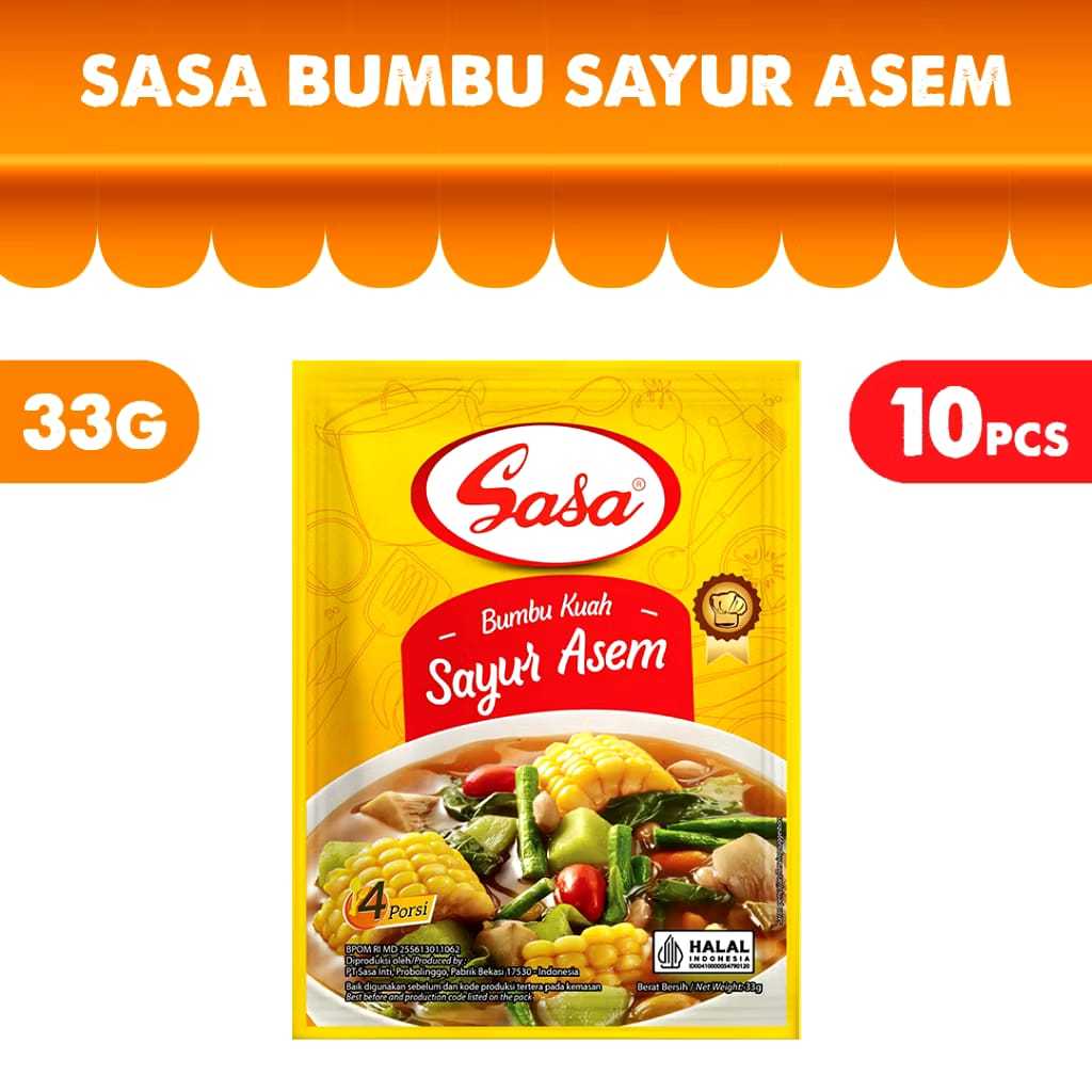 

Sasa Bumbu Kuah Sayur Asem isi 5pcs
