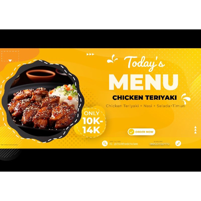 

nasi ayam teriyaki