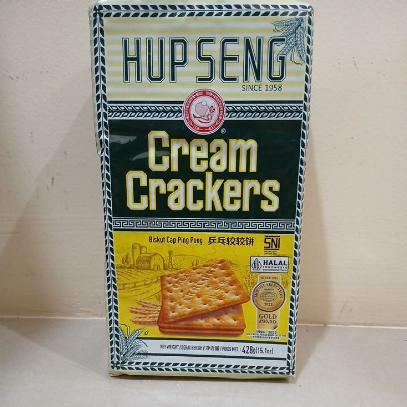 Roti Hup Seng Asin, Hup Seng Cream Crackers  428 Gram