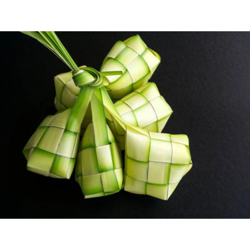

Cangkang ketupat kerajinan tangan 10 biji cangkang ketupat