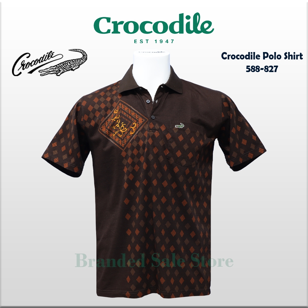 Baju Kaos Kerah Pria - Men Polo Shirt Original CROCODILE 588-827-49