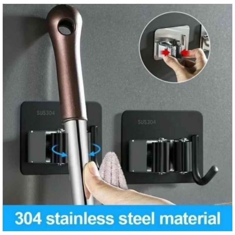 ALAT | MANADO | - Gantungan sapu stainless