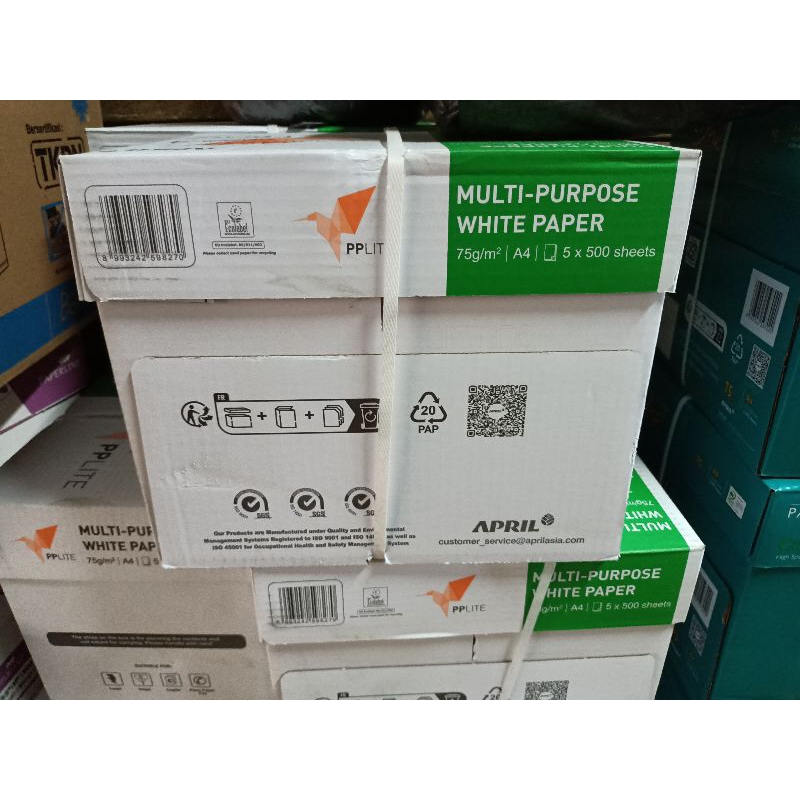 

Kertas Photocopy A4 75 gram Copy Paper dan PP lite