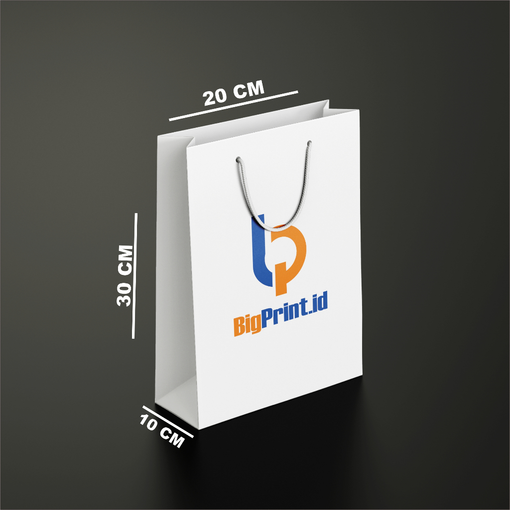 

Custom Paper Bag Potrait Cetak Full Print Laminasi/Paper Bag Souvenir Termuah
