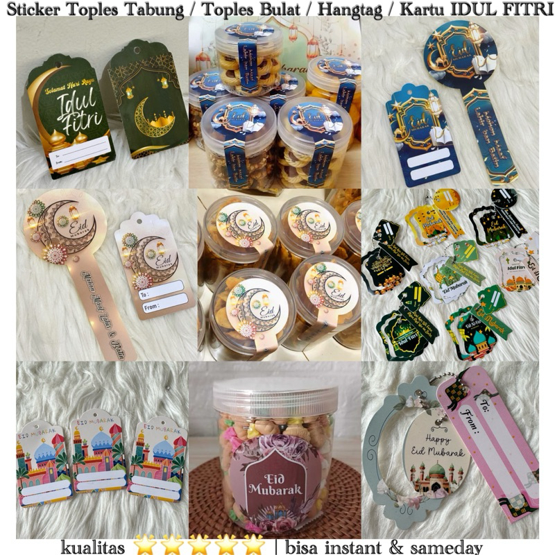 

Sticker Idul Fitri untuk Toples / Hangtag Idul Fitri / Kartu Ucapan Idul Fitri Stiker Segel Lebaran untuk Toples Tabung / Toples Bulat Sticker Lebaran Hang Tag Lebaran Hang Tag Idul Fitri Hiasan Hampers Idul Fitri