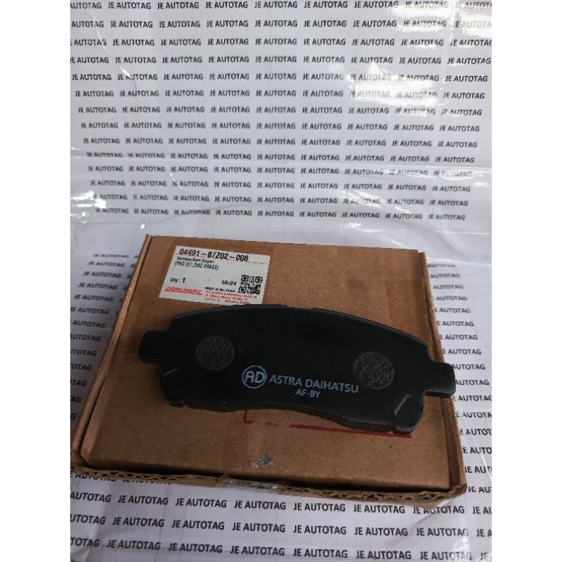 BRAKE PAD DEPAN / KAMPAS REM DEPAN AVANZA ORISINIL DAIHATSU