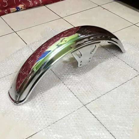 SPAKBOR DEPAN YAMAHA RXK - RX115 - RX SPECIAL - RX 100 - RX King -RXS CHROME LEBAR 10CM PANJANG 57CM