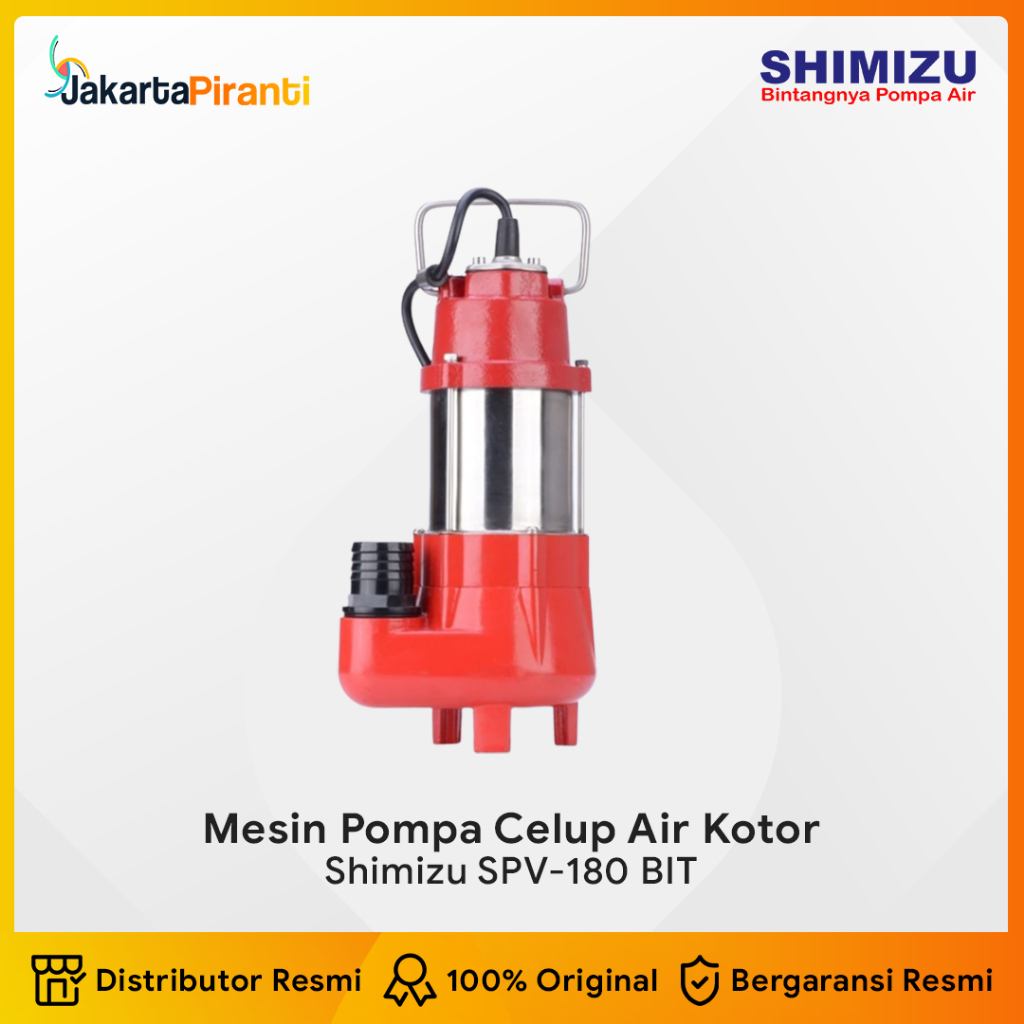 Pompa celup SHIMIZU SPV 180 BIT Pompa kolam SHIMIZU SPV 180 Bit | Mesin Pompa Celup Air Bersih dan A
