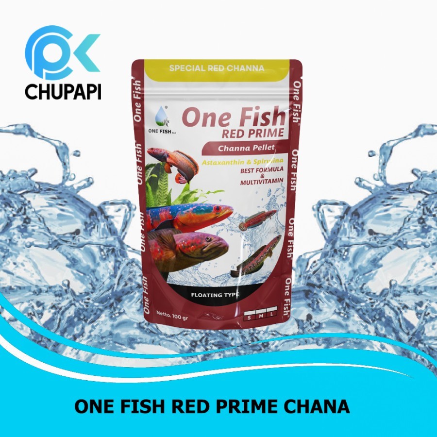 PELLET PAKAN IKAN CHANNA RED PRIME - ONE FISH