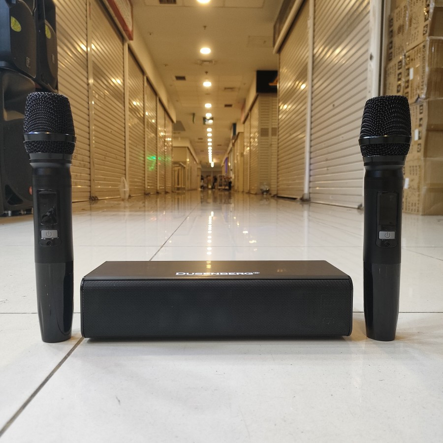 Speaker Dusenberg ioos 20 Mini Soundbar Karaoke Smart Tv, Hp, Bluetooth, 2 Mic Wireless