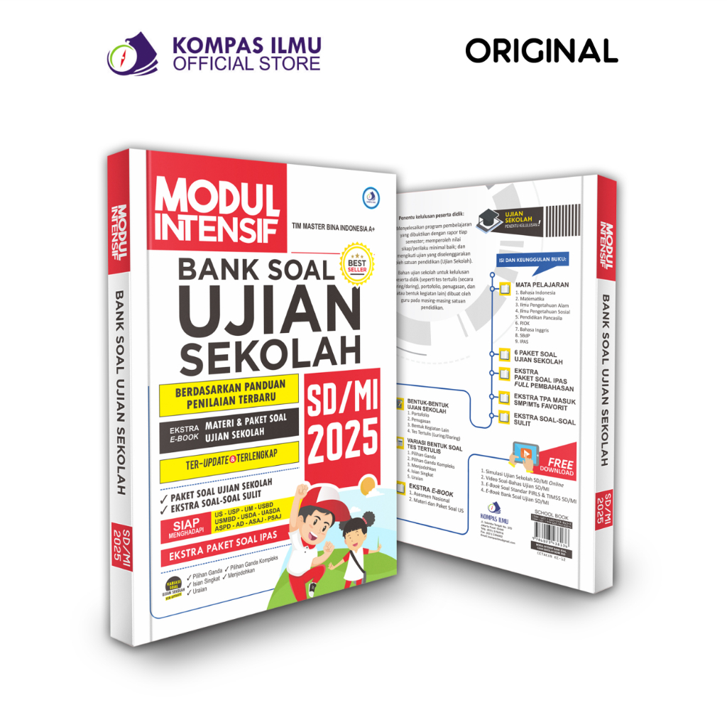 Buku Bank Soal Kelas 6 - Modul Intensif Bank Soal US SD MI 2025