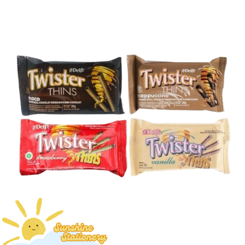 

DELFI Twister Thins Wafer Roll 20gr