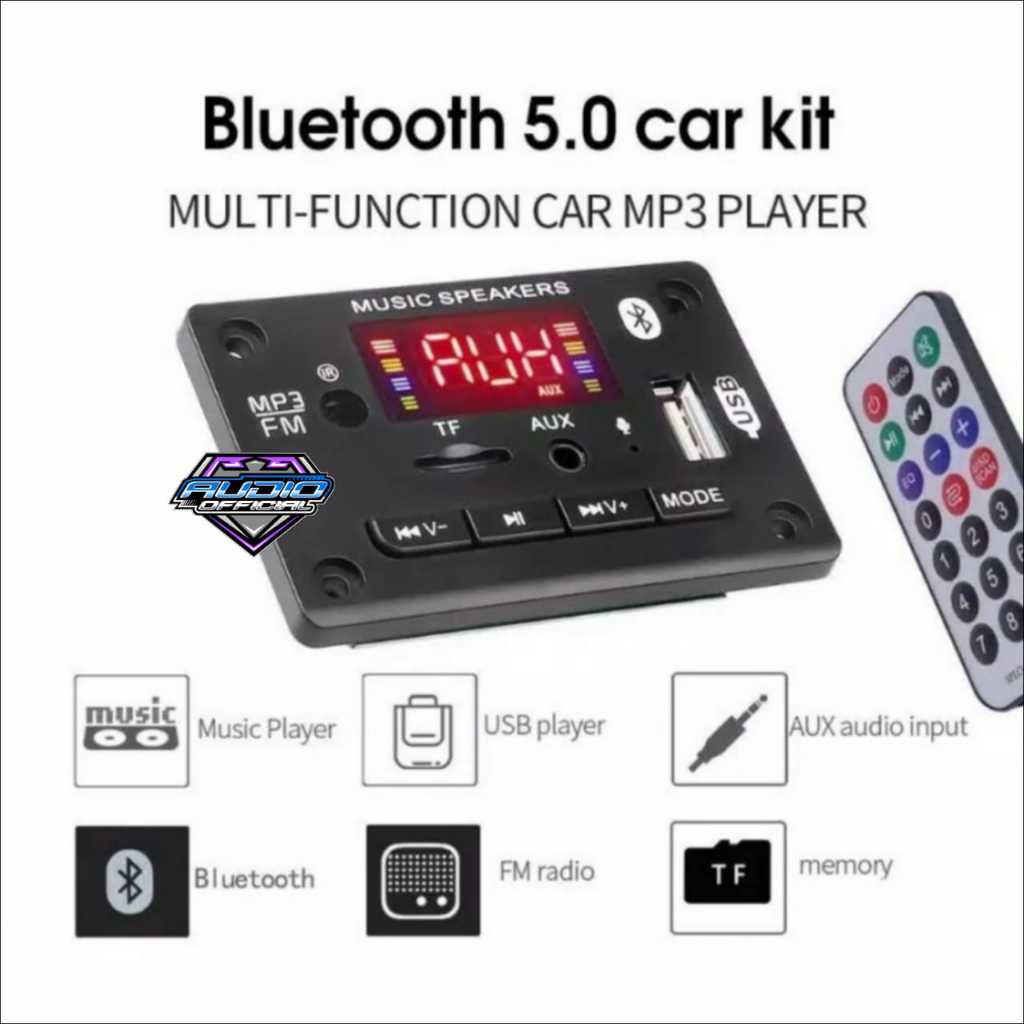 MP3 Player Bluetooth 5.0 Car Kit (terbaru)