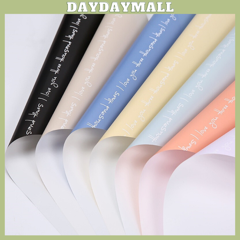 

Flower Wrapping Cellophane Paper Kertas Buket Bouquet Solid 6004