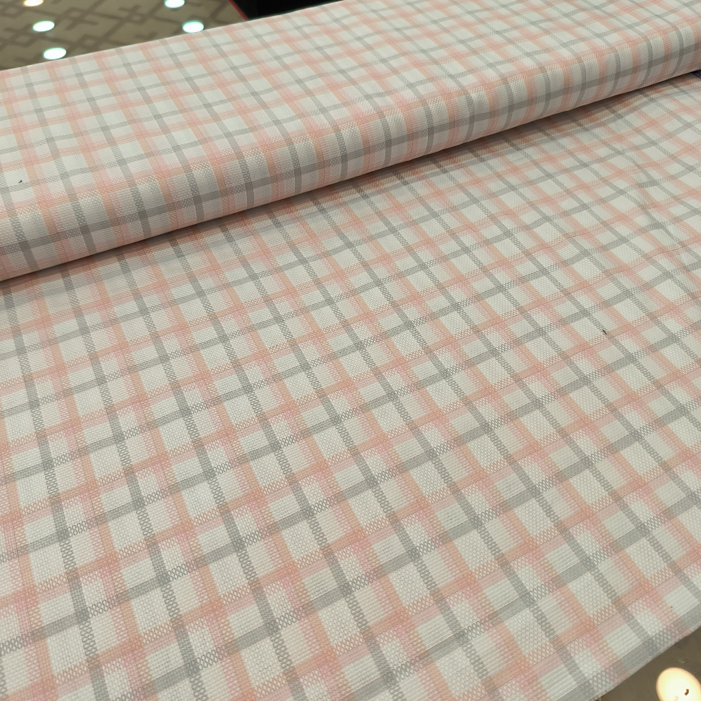 0.5 Meter / VEER TEXTILE Bahan Kain Pure Cotton Katun Soktas Premium Kotak Kotak