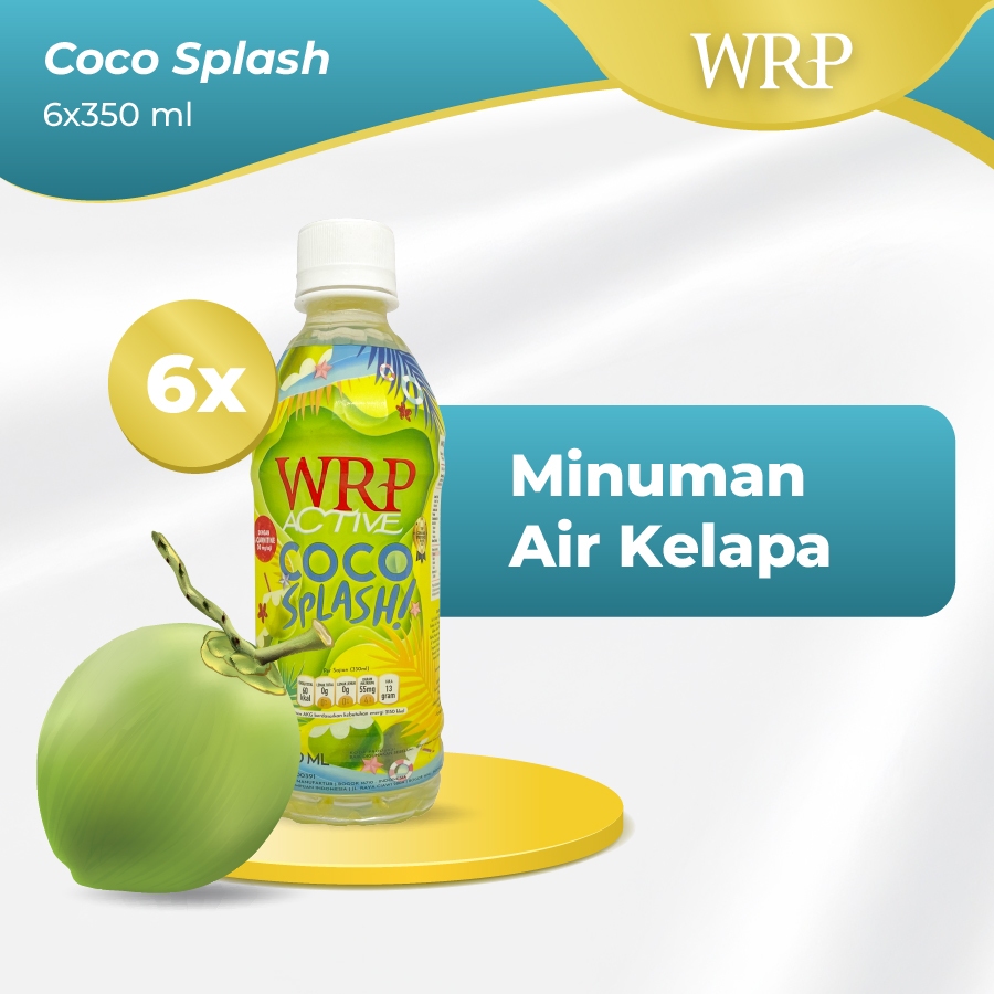

WRP Coco Splash 350ml (Bundle 6) - Minuman Air Kelapa