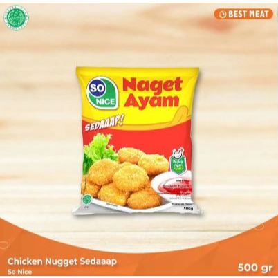 

So Nice Naget Ayam 500gr (So Nice Chicken Nugget 500gr)