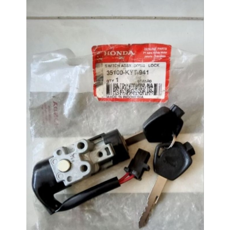 35100 KYT 941 KUNCI KONTAK SCOOPY KARBU ORIGINAL AHM
