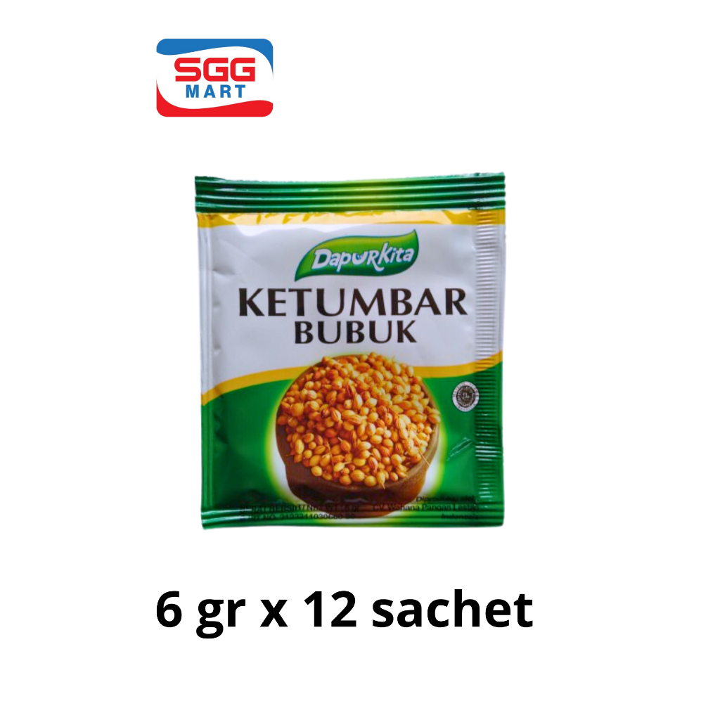 

Dapur Kita Ketumbar Bubuk 6gr x 12 sachet [1 renteng]