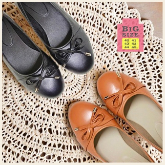 GAL 187 - BELINA FLATSHOES | BIG SIZE | Sepatu Flat Shoes Wanita Ukuran Jumbo 41 42 43 44 45