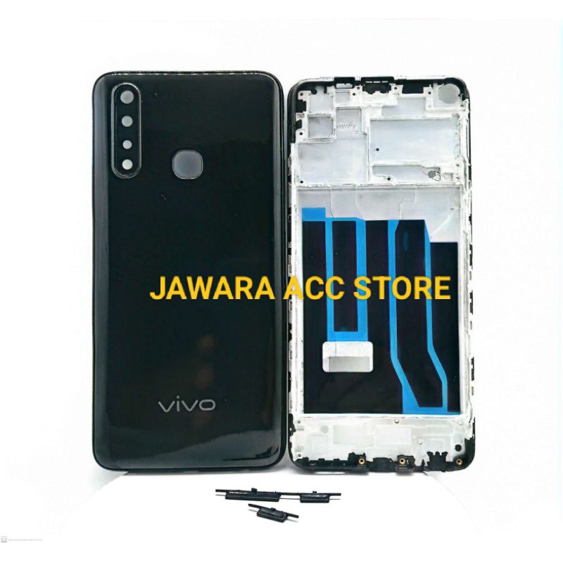 Backdoor/ Cover Tutup Belakang Vivo Z1 Pro + Bezzel/ Tulang Tengah + Frame Kamera + Ring Kamera Vivo