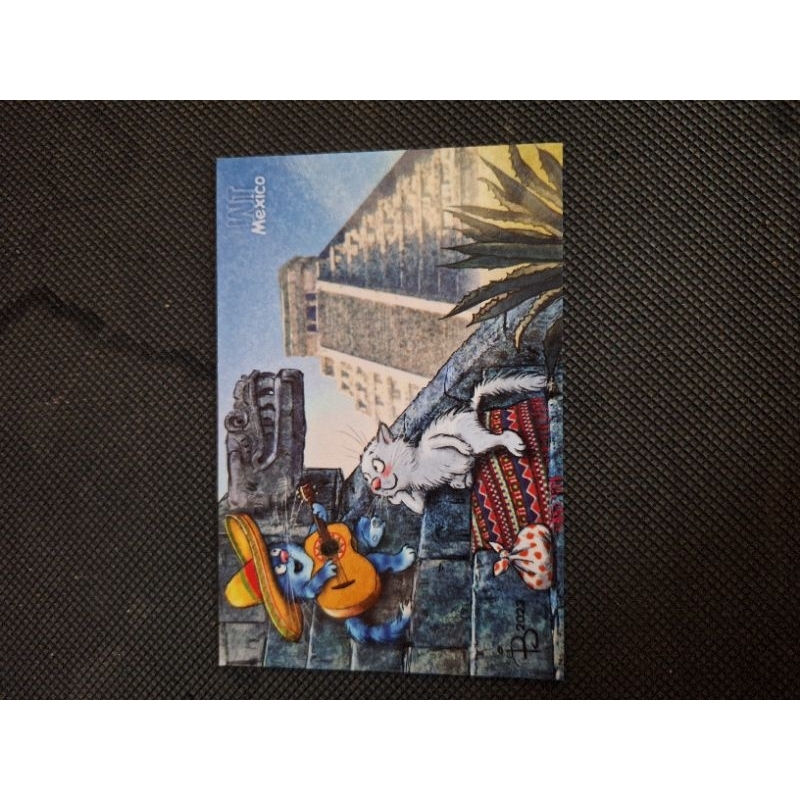 

kartu pos kucing bluecat Mexico/cat postcard