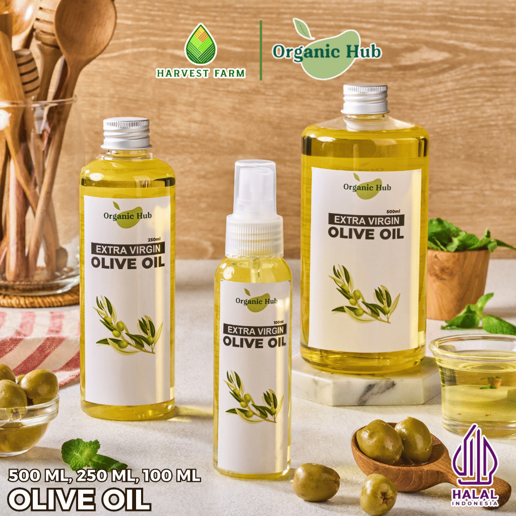 

Organic Hub Minyak Zaitun Dapat Diminum Extra Virgin Olive Oil Organic Premium Murni Asli 100% EVOO