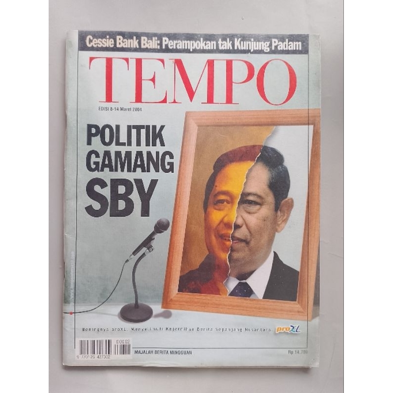 MAJALAH TEMPO EDISI 8-14 2004 POLITIK GAMANG SBY