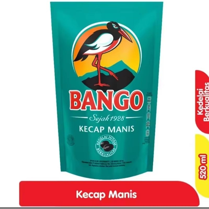 

BANGO kecap manis 520 /735ml- bango benar-benar kecap.
