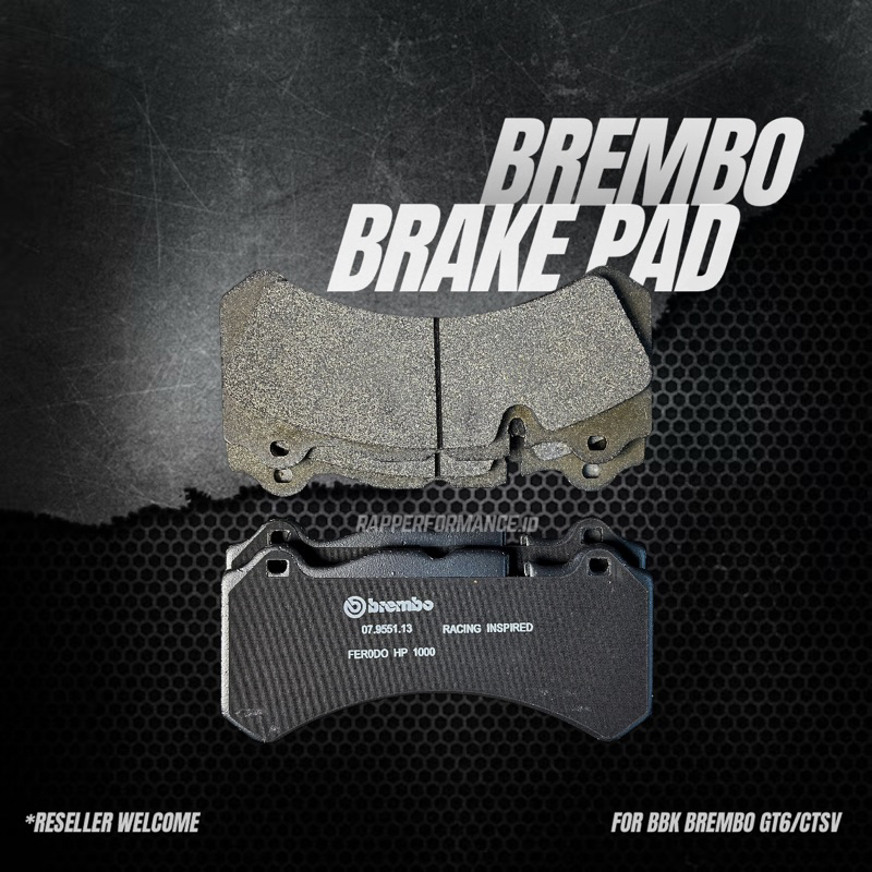 Brembo Brake Pad GT6/Ctsv 6 Pot
