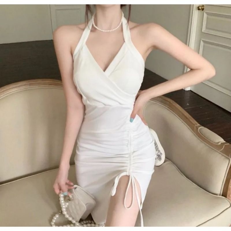Bodycon mini dress pesta korean dress