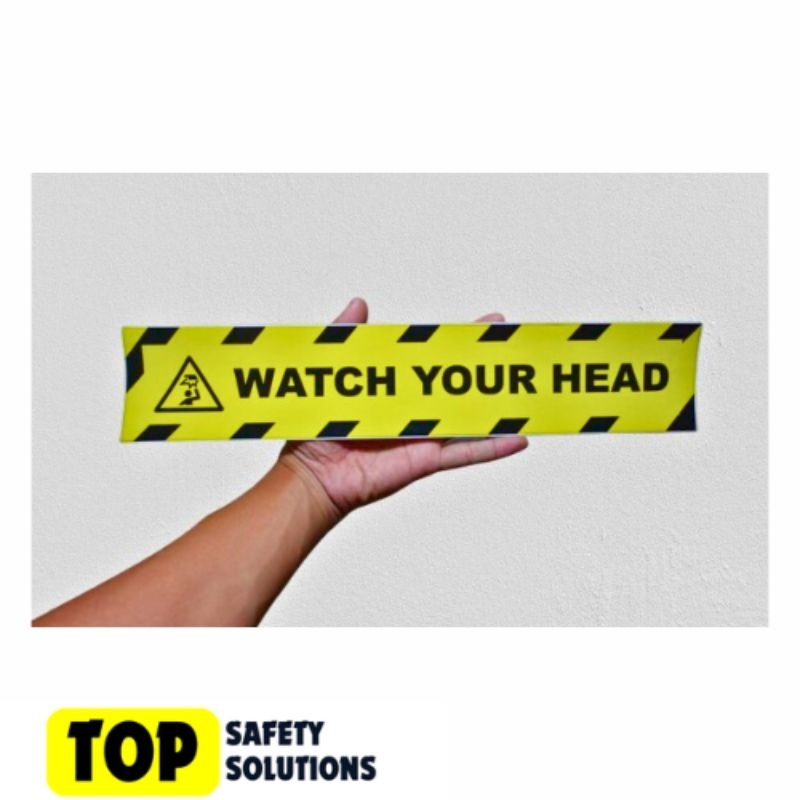 

Sticker Vinyl : Stiker Watch Your Head/Awas Kepala | Tahan Cuaca Panas dan Hujan|Best Seller|Terlaris